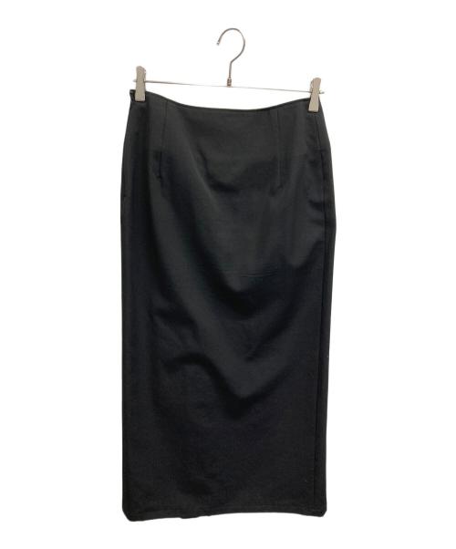 YOHJI YAMAMOTO（ヨウジヤマモト）YOHJI YAMAMOTO (ヨウジヤマモト) ウールロングスカート ブラック サイズ:1の古着・服飾アイテム