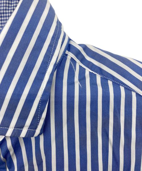 POLO RALPH LAUREN（ポロ・ラルフローレン）POLO RALPH LAUREN (ポロ・ラルフローレン) ストライプ シャツワンピース ブルー サイズ:2の古着・服飾アイテム