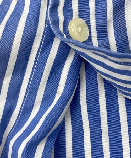 POLO RALPH LAUREN（ポロ・ラルフローレン）POLO RALPH LAUREN (ポロ・ラルフローレン) ストライプ シャツワンピース ブルー サイズ:2の古着・服飾アイテム