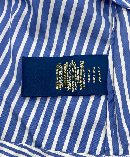 POLO RALPH LAUREN（ポロ・ラルフローレン）POLO RALPH LAUREN (ポロ・ラルフローレン) ストライプ シャツワンピース ブルー サイズ:2の古着・服飾アイテム