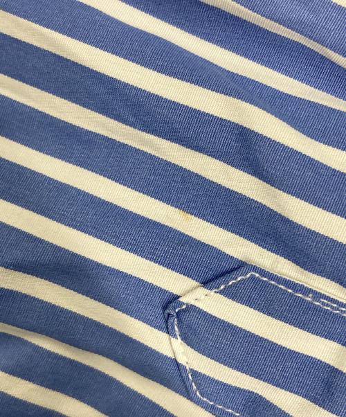 POLO RALPH LAUREN（ポロ・ラルフローレン）POLO RALPH LAUREN (ポロ・ラルフローレン) ストライプ シャツワンピース ブルー サイズ:2の古着・服飾アイテム