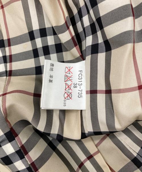 BURBERRY LONDON（バーバリーロンドン）BURBERRY LONDON (バーバリーロンドン) レザージップジャケット ブラック サイズ:38の古着・服飾アイテム