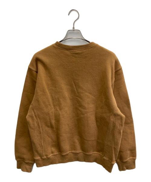CarHartt（カーハート）CarHartt (カーハート) AMERICAN SCRIPT SWEAT ブラウン サイズ:Mの古着・服飾アイテム