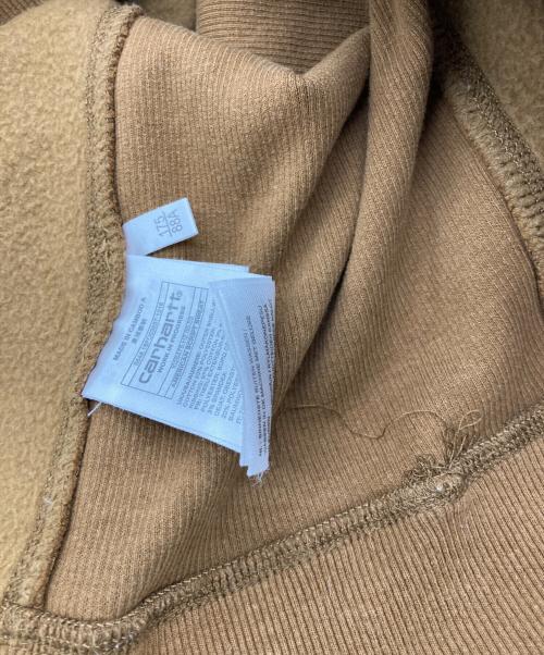 CarHartt（カーハート）CarHartt (カーハート) AMERICAN SCRIPT SWEAT ブラウン サイズ:Mの古着・服飾アイテム