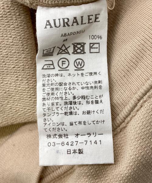 AURALEE（オーラリー）AURALEE (オーラリー) SUPER SOFT HEAVY SWEAT P/O PARKA ベージュ サイズ:3の古着・服飾アイテム