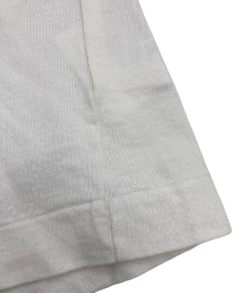 PLAY COMME des GARCONS（プレイコムデギャルソン）PLAY COMME des GARCONS (プレイコムデギャルソン) ダブルハートTシャツ ホワイト×ブルー サイズ:Lの古着・服飾アイテム