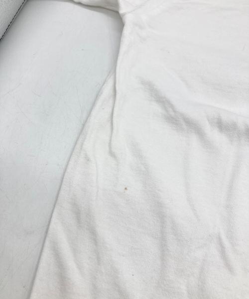 PLAY COMME des GARCONS（プレイコムデギャルソン）PLAY COMME des GARCONS (プレイコムデギャルソン) ダブルハートTシャツ ホワイト×ブルー サイズ:Lの古着・服飾アイテム