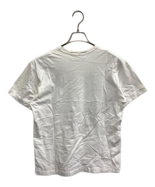 PLAY COMME des GARCONS（プレイコムデギャルソン）PLAY COMME des GARCONS (プレイコムデギャルソン) ドット ハートプリント Tシャツ ホワイト サイズ:Lの古着・服飾アイテム
