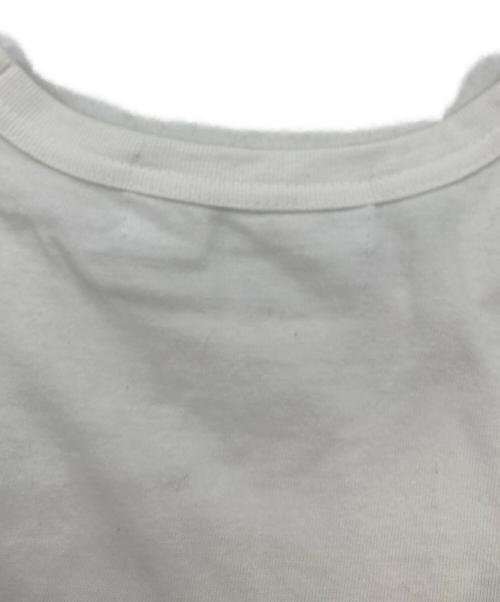 PLAY COMME des GARCONS（プレイコムデギャルソン）PLAY COMME des GARCONS (プレイコムデギャルソン) ドット ハートプリント Tシャツ ホワイト サイズ:Lの古着・服飾アイテム