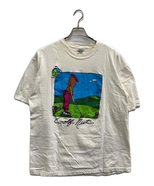 thunder island（サンダーアイランド）thunder island (サンダーアイランド) 90s プリントTシャツ ホワイト サイズ:不明（印字薄れ）の古着・服飾アイテム