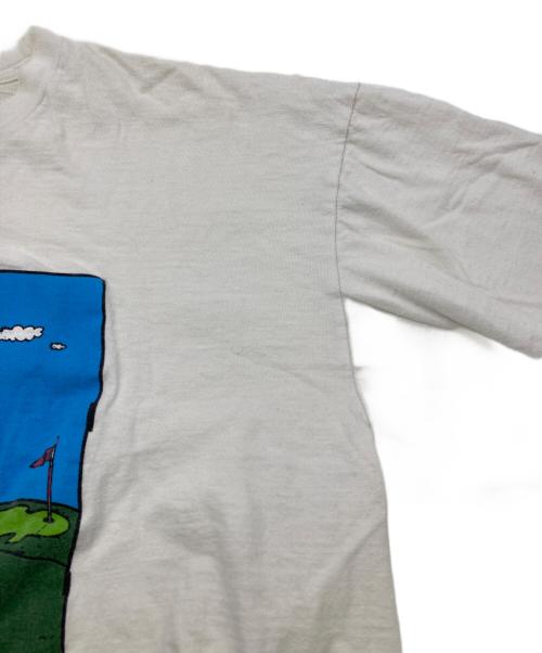 thunder island（サンダーアイランド）thunder island (サンダーアイランド) 90s プリントTシャツ ホワイト サイズ:不明（印字薄れ）の古着・服飾アイテム