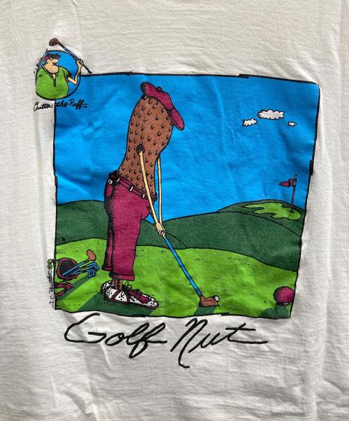 thunder island（サンダーアイランド）thunder island (サンダーアイランド) 90s プリントTシャツ ホワイト サイズ:不明（印字薄れ）の古着・服飾アイテム