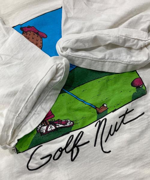 thunder island（サンダーアイランド）thunder island (サンダーアイランド) 90s プリントTシャツ ホワイト サイズ:不明（印字薄れ）の古着・服飾アイテム