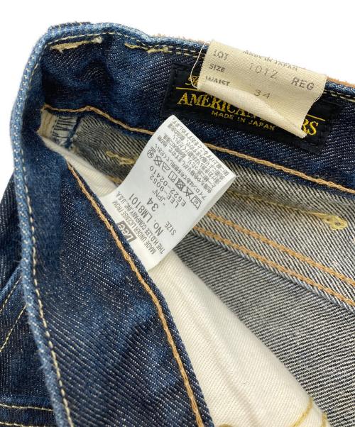 LEE（リー）LEE (リー) AMERICAN RIDERS 101Z ストレートジーンズ インディゴ サイズ:34の古着・服飾アイテム