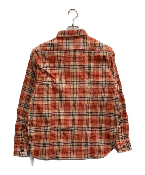 SUGAR CANE（シュガーケーン）SUGAR CANE (シュガーケーン) チェックネルシャツ オレンジ サイズ:Mの古着・服飾アイテム