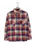 SUGAR CANE（シュガーケーン）の古着「チェックネルシャツ」｜レッド