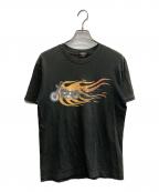 HARLEY-DAVIDSONハーレーダビッドソン）の古着「90s プリントTシャツ」｜ブラック