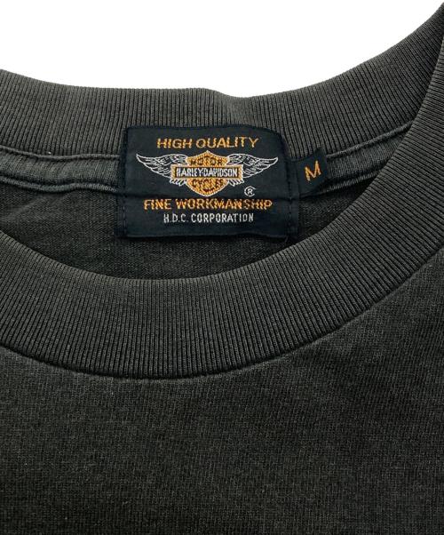 HARLEY-DAVIDSON（ハーレーダビッドソン）HARLEY-DAVIDSON (ハーレーダビッドソン) 90s プリントTシャツ ブラック サイズ:Mの古着・服飾アイテム