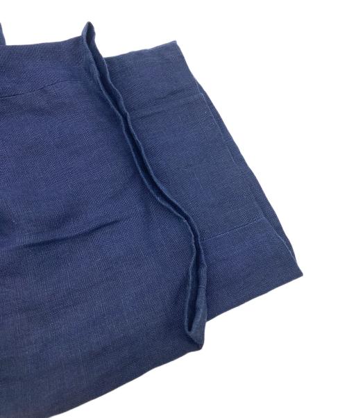 POLO RALPH LAUREN（ポロ・ラルフローレン）POLO RALPH LAUREN (ポロ・ラルフローレン) リネンタックパンツ ネイビー サイズ:38/32の古着・服飾アイテム
