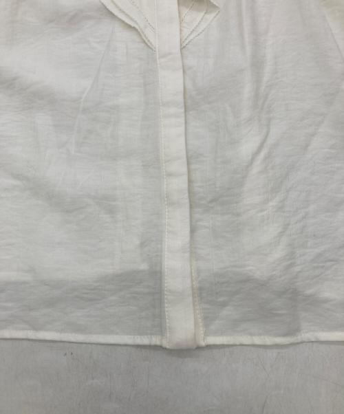 anuans（アニュアンス）anuans (アニュアンス) リンクルラッフルブラウス アイボリー サイズ:Fの古着・服飾アイテム