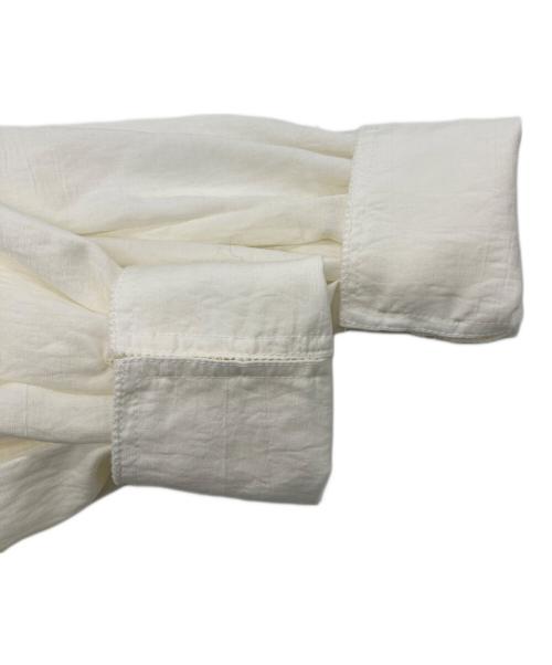 anuans（アニュアンス）anuans (アニュアンス) リンクルラッフルブラウス アイボリー サイズ:Fの古着・服飾アイテム