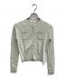 Her lip to（ハーリップトゥ）の古着「Eyelet Knit Cardigan」｜グリーン