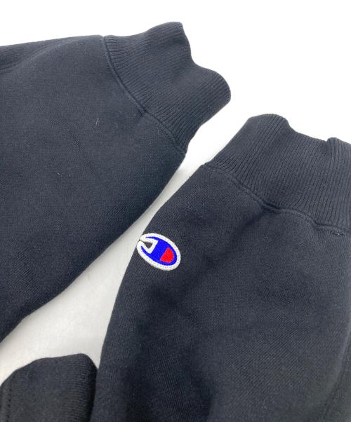 WTAPS（ダブルタップス）WTAPS (ダブルタップス) Champion (チャンピオン) フーデットスウェットシャツ ブラック サイズ:Lの古着・服飾アイテム