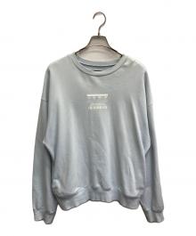 TWELVE PERCENT（トゥエレブパーセント）の古着「プリントスウェット」｜スカイブルー