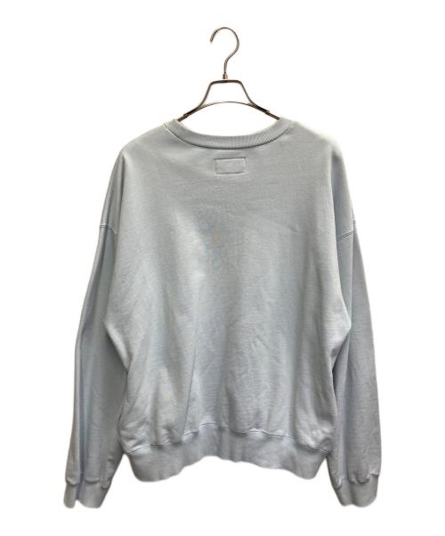 TWELVE PERCENT（トゥエレブパーセント）TWELVE PERCENT (トゥエレブパーセント) プリントスウェット スカイブルー サイズ:Lの古着・服飾アイテム