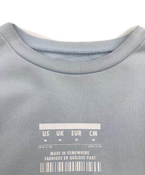 TWELVE PERCENT（トゥエレブパーセント）TWELVE PERCENT (トゥエレブパーセント) プリントスウェット スカイブルー サイズ:Lの古着・服飾アイテム