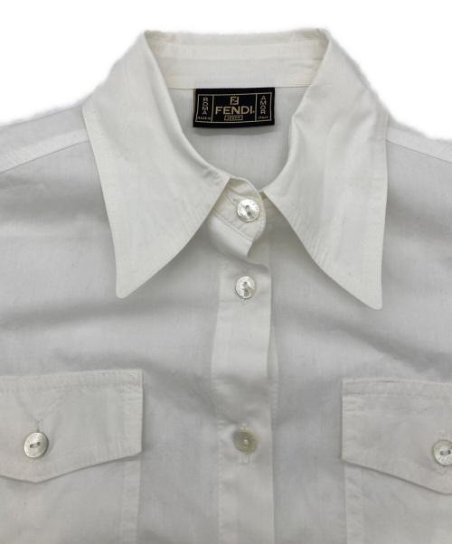 FENDI（フェンディ）FENDI (フェンディ) シャツ ホワイト サイズ:SIZE　42の古着・服飾アイテム