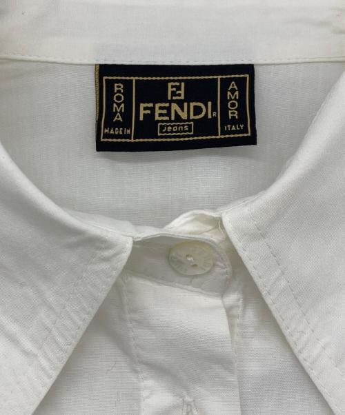 FENDI（フェンディ）FENDI (フェンディ) シャツ ホワイト サイズ:SIZE　42の古着・服飾アイテム