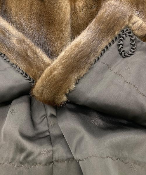 SAGA MINK（サガミンク）SAGA MINK (サガミンク) ミンクファーコート ブラウン サイズ:11の古着・服飾アイテム