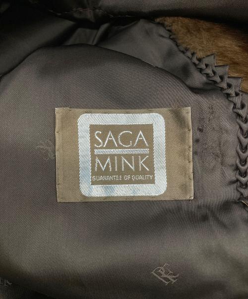 SAGA MINK（サガミンク）SAGA MINK (サガミンク) ミンクファーコート ブラウン サイズ:11の古着・服飾アイテム