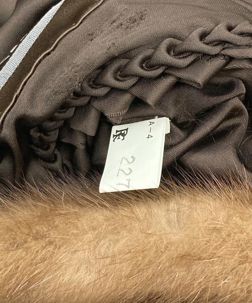SAGA MINK（サガミンク）SAGA MINK (サガミンク) ミンクファーコート ブラウン サイズ:11の古着・服飾アイテム