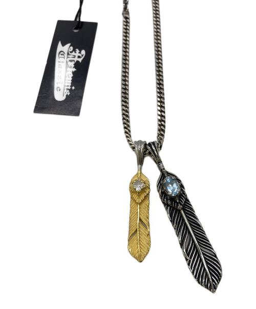 Artemis Classic（アルテミスクラシック）Artemis Classic (アルテミスクラシック) 鳳凰ダブルフェザーペンダント シルバー×ゴールド サイズ:50ｃｍ 未使用品の古着・服飾アイテム