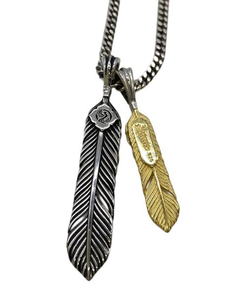 Artemis Classic（アルテミスクラシック）Artemis Classic (アルテミスクラシック) 鳳凰ダブルフェザーペンダント シルバー×ゴールド サイズ:50ｃｍ 未使用品の古着・服飾アイテム