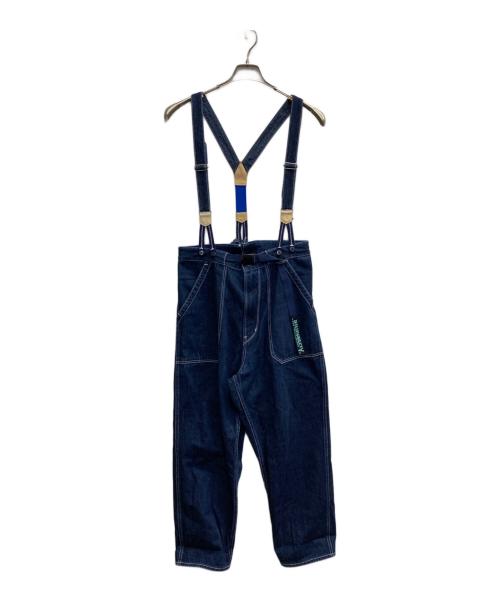 RNA（アールエヌエー）RNA (アールエヌエー) フレンチワークサスペンダーパンツ ネイビー サイズ:Sの古着・服飾アイテム