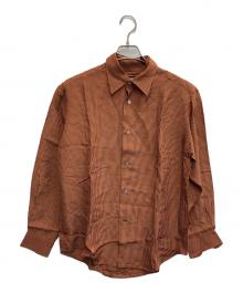 im MIYAKE DESIGN STUDIO（イッセイミヤケデザインスタジオ）の古着「チェックシャツ」｜オレンジ