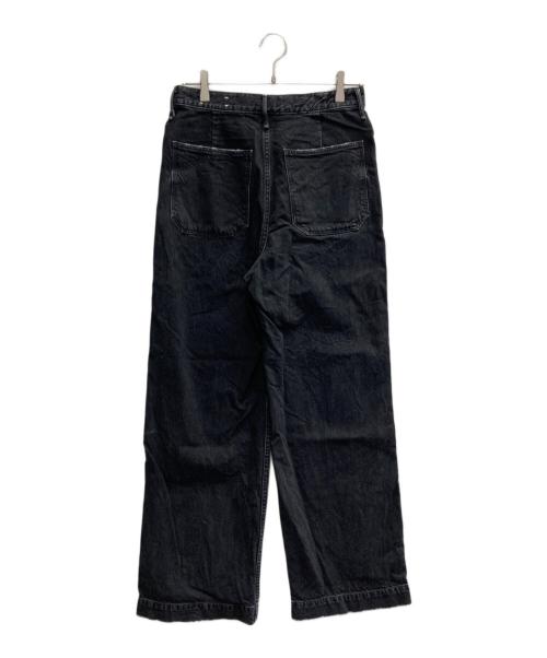 upper hights（アッパーハイツ）upper hights (アッパーハイツ) THE COLIN ハイライズストレートベイカーパンツ ブラック サイズ:25の古着・服飾アイテム