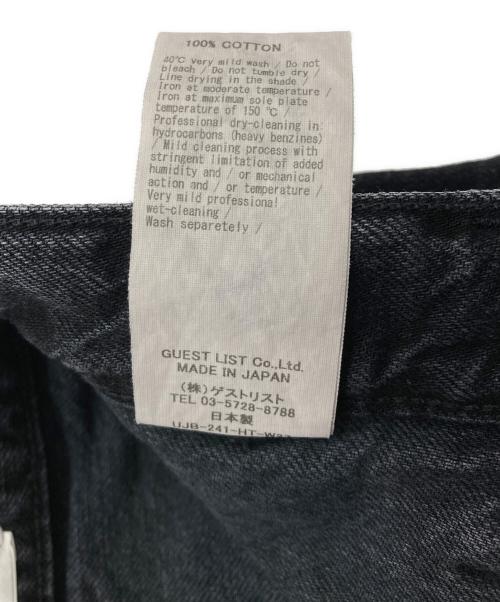 upper hights（アッパーハイツ）upper hights (アッパーハイツ) THE COLIN ハイライズストレートベイカーパンツ ブラック サイズ:25の古着・服飾アイテム