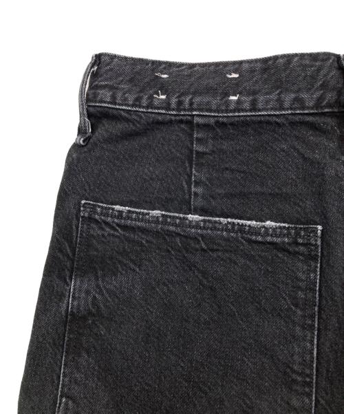 upper hights（アッパーハイツ）upper hights (アッパーハイツ) THE COLIN ハイライズストレートベイカーパンツ ブラック サイズ:25の古着・服飾アイテム