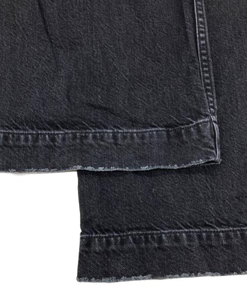 upper hights（アッパーハイツ）upper hights (アッパーハイツ) THE COLIN ハイライズストレートベイカーパンツ ブラック サイズ:25の古着・服飾アイテム