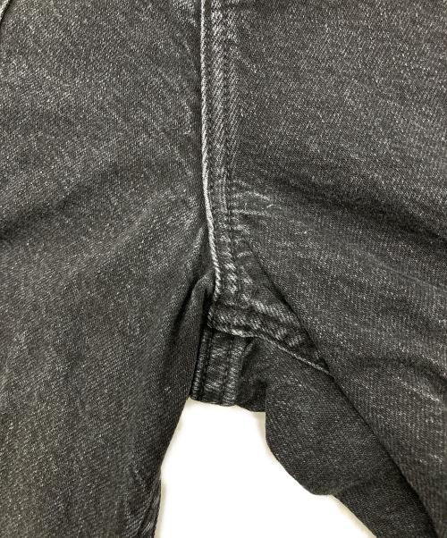 upper hights（アッパーハイツ）upper hights (アッパーハイツ) THE COLIN ハイライズストレートベイカーパンツ ブラック サイズ:25の古着・服飾アイテム