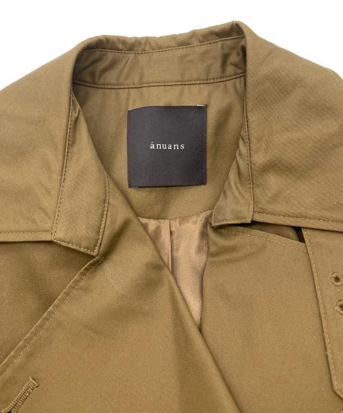 anuans（アニュアンス）anuans (アニュアンス) 25SS　ハーフオーバートレンチコート ブラウン サイズ:Sの古着・服飾アイテム