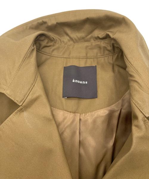 anuans（アニュアンス）anuans (アニュアンス) 25SS　ハーフオーバートレンチコート ブラウン サイズ:Sの古着・服飾アイテム