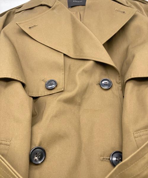 anuans（アニュアンス）anuans (アニュアンス) 25SS　ハーフオーバートレンチコート ブラウン サイズ:Sの古着・服飾アイテム
