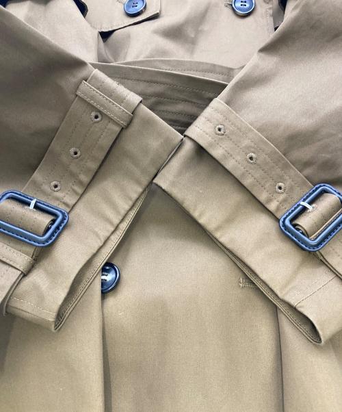 anuans（アニュアンス）anuans (アニュアンス) 25SS　ハーフオーバートレンチコート ブラウン サイズ:Sの古着・服飾アイテム