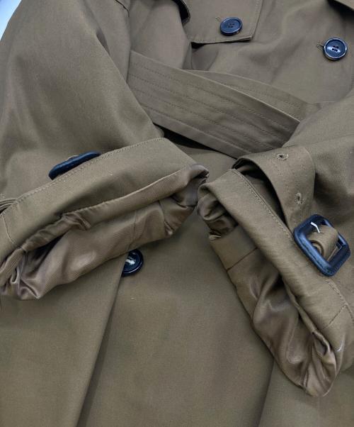 anuans（アニュアンス）anuans (アニュアンス) 25SS　ハーフオーバートレンチコート ブラウン サイズ:Sの古着・服飾アイテム