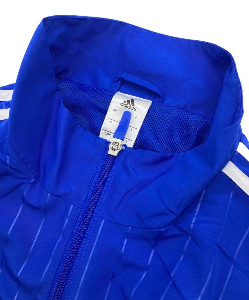 adidas（アディダス）adidas (アディダス) ３ラインジップジャケット ブルー サイズ:XOの古着・服飾アイテム
